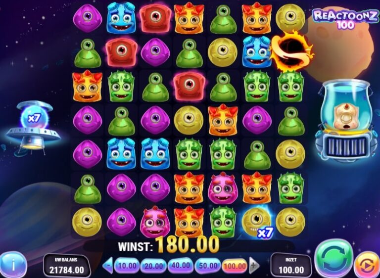 Reactoonz 100