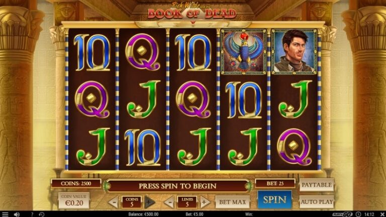 Book of Dead slot demo