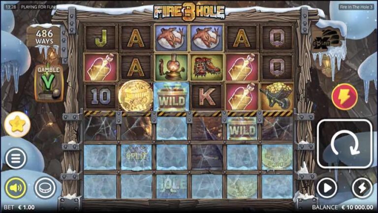 Fire in the Hole 3 slot demo