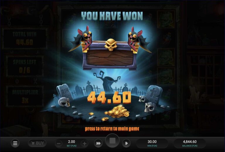 Horror Hotel big win