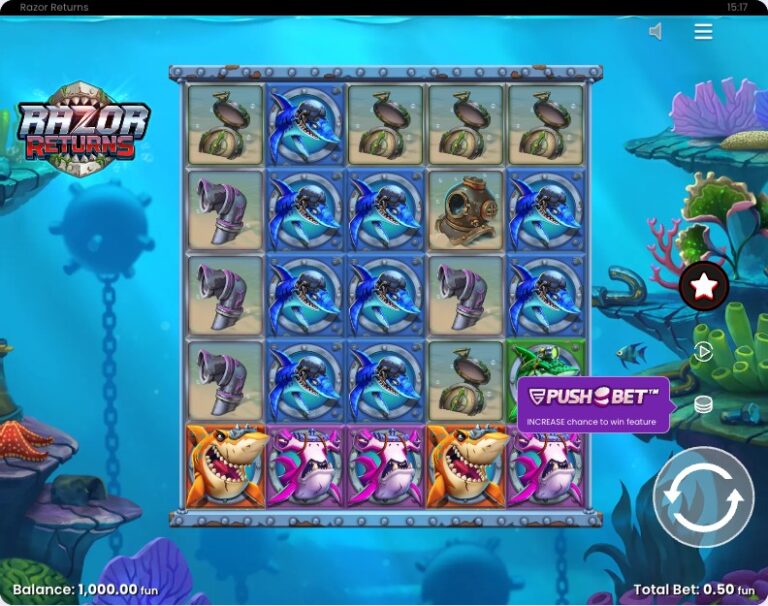 Razor Returns slot demo