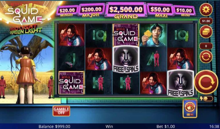 Squid Game: Red Light, Green Light slot demo