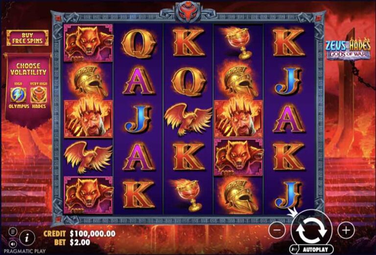 Zeus vs Hades – Gods of War slot demo